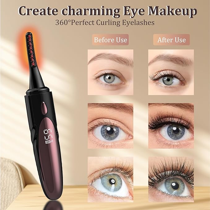 Celestial Blush™ - Rechargeable Heated Eyelash Curler